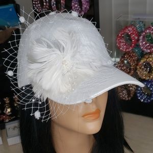 White Derby Ball Cap